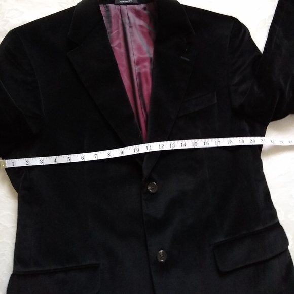 Ralph Ralph Lauren black velvet dinner jacket blazer two button - Picture 3 of 10